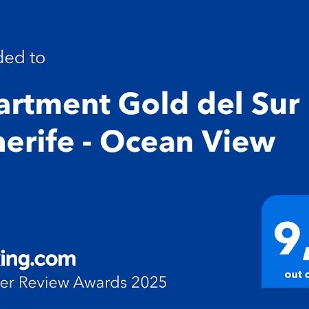 Apartment Gold Del Sur Tenerife - Ocean View *